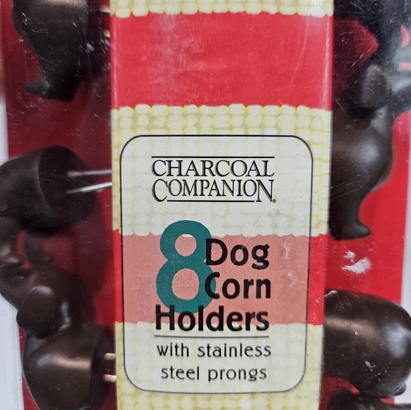 NIB Charcoal Companion Dachshund Dog Corn Holders Unisex Adult N61 - Picture 3 of 6